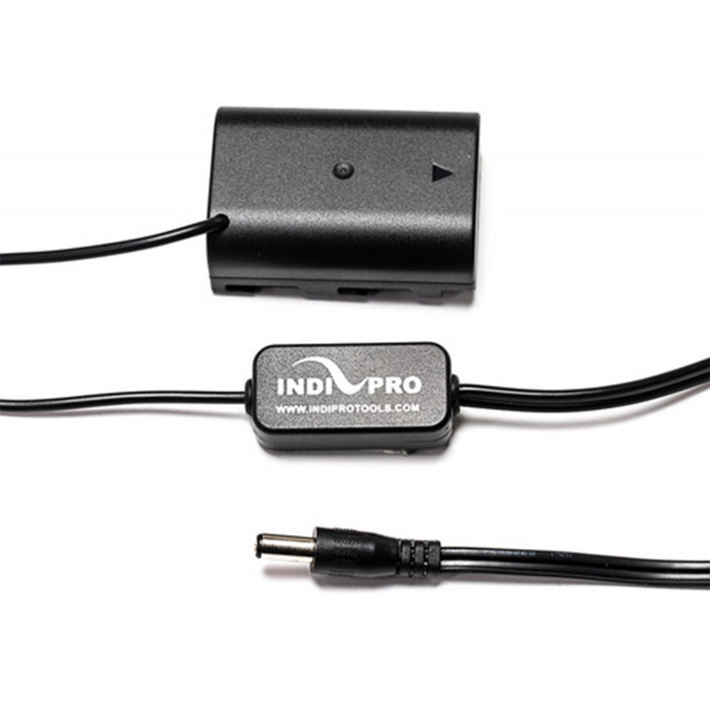 IndiPro 2.5mm Male Power Cablee to Panasonic DMW-BLF19 Type Dummy
