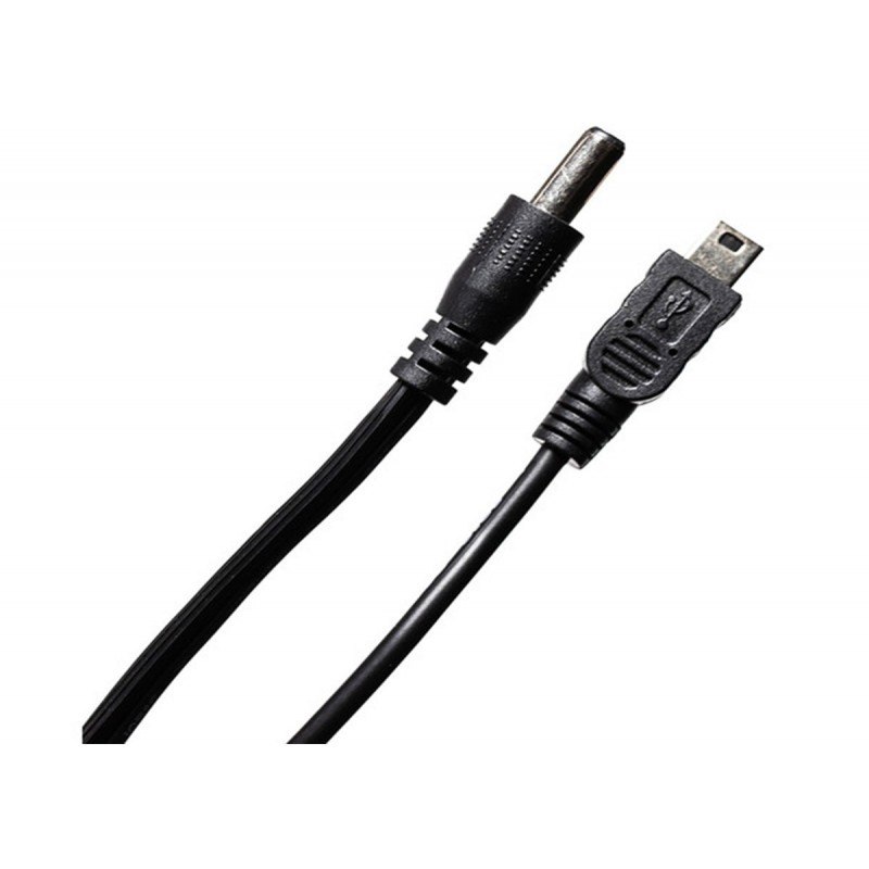 IndiPro 2.5mm Male Power Cable to Mini USB Cable 5 VDC