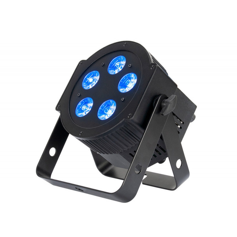 American DJ 5PX HEX Par à LED 5 x 12 W RGBAW + UV et protection Noir