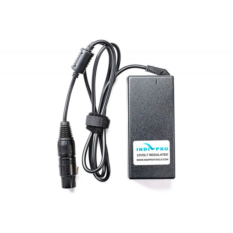 IndiPro 12V A/C Power Supply with 4-Pin XLR Connection (8')