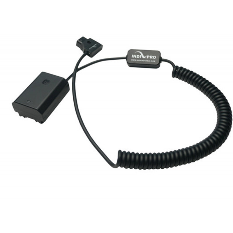 IndiPro Coiled D-Tap to Sony NP-FZ100 Type Dummy Battery