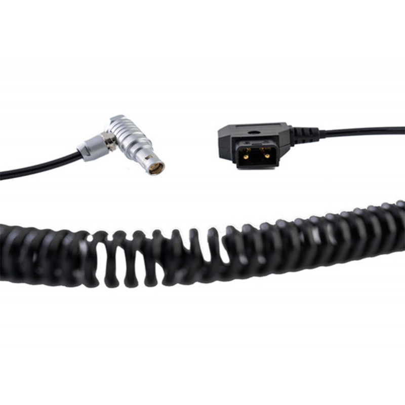 IndiPro Indipro Coiled D-Tap to 2-Pin LEMO-Type Power Cable