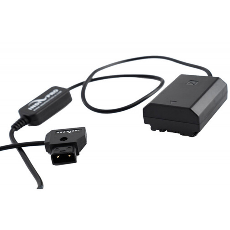 IndiPro Câble D-Tap vers Batterie Factice Type Sony NP-FZ100 76 cm