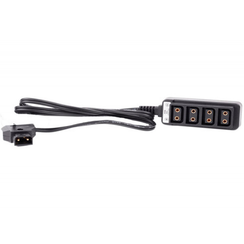 IndiPro D-Tap to 4-Way D-Tap Splitter Cable Converter