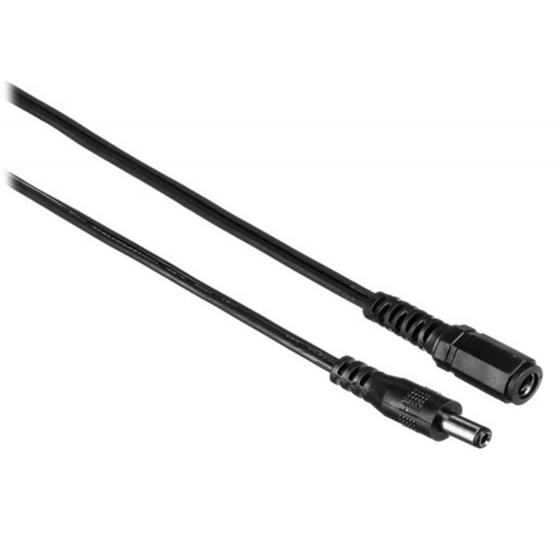 IndiPro 2.5mm Male Power Cable to 2.5mm Female Extension Cable