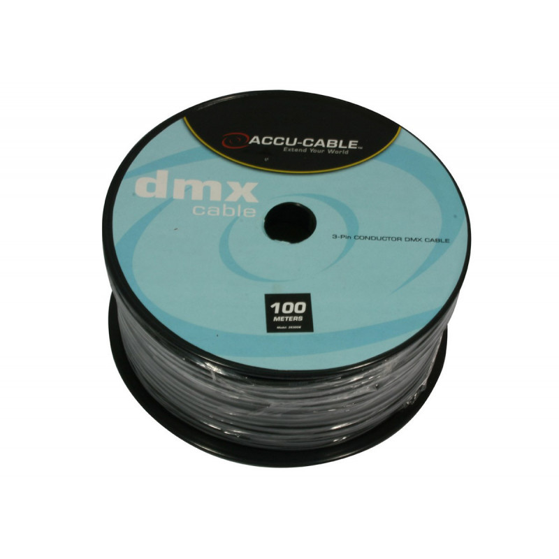 American DJ AC-DMX3/100R DMX cable on Roll 3 cond/11