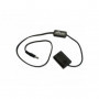 IndiPro 2.5mm Male Power Cable to Sony NP-FW50 Dummy Battery