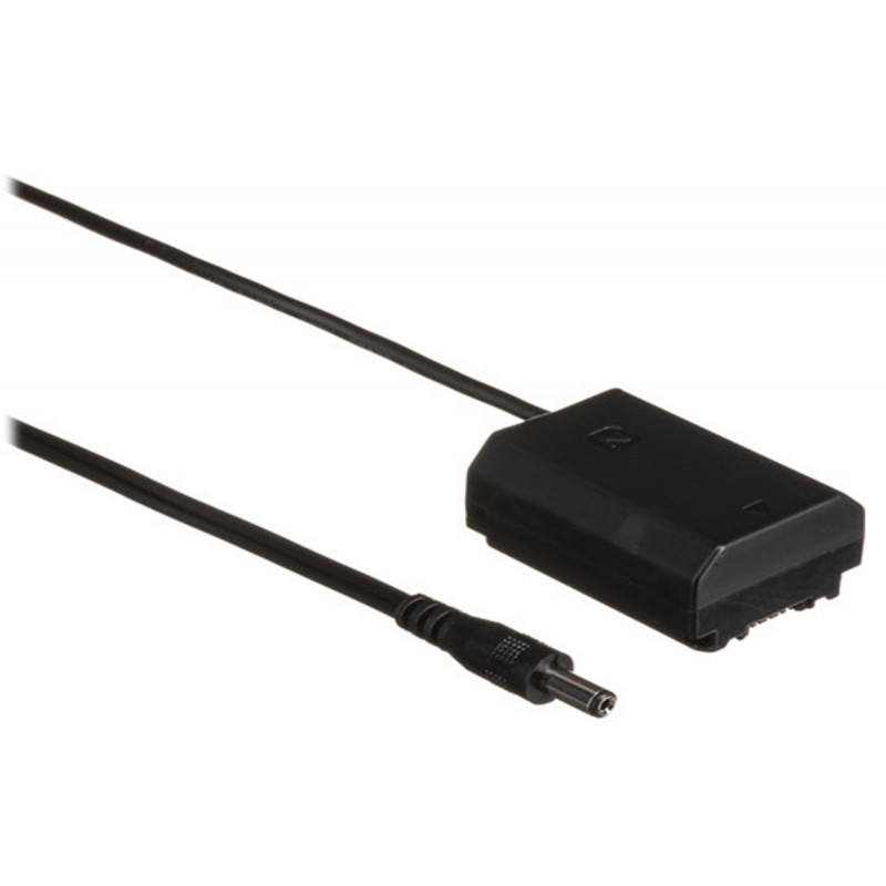 IndiPro 2.1mm Male Power Cable to  Sony NP-FZ100 Type Dummy Battery
