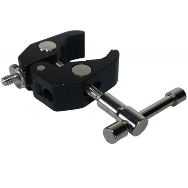 IndiPro Super Clamp with 1/4 to 1/4 Screw Converter