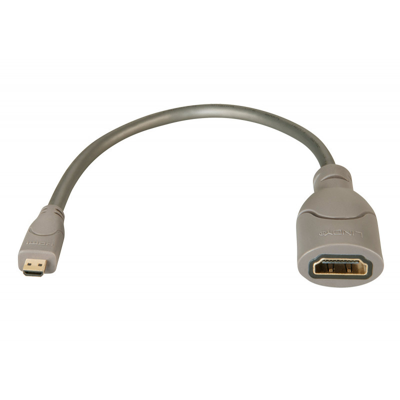 Lindy Cable adaptateur HDMI F vers micro HDMI M,0.15m