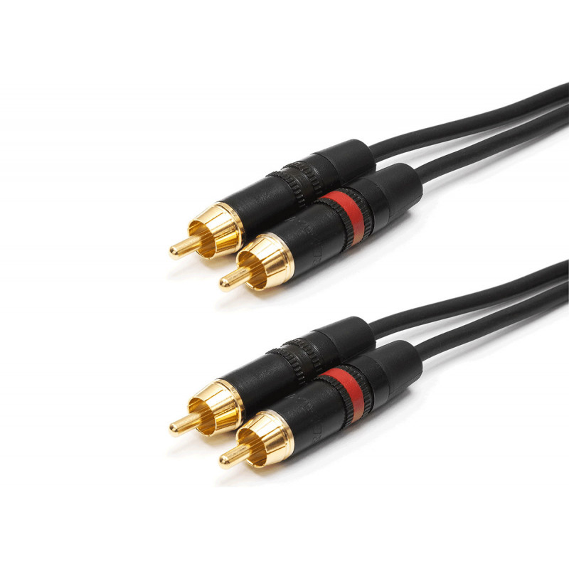 Tesca cordon 2rca Males vers 2rca Males avec cable Amazone de 50M