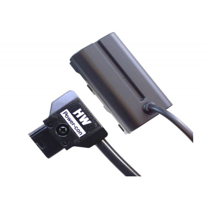 Hawk-Woods - Power-Con 2-pin (mâle) - Adaptateur batterie NPF 45cm