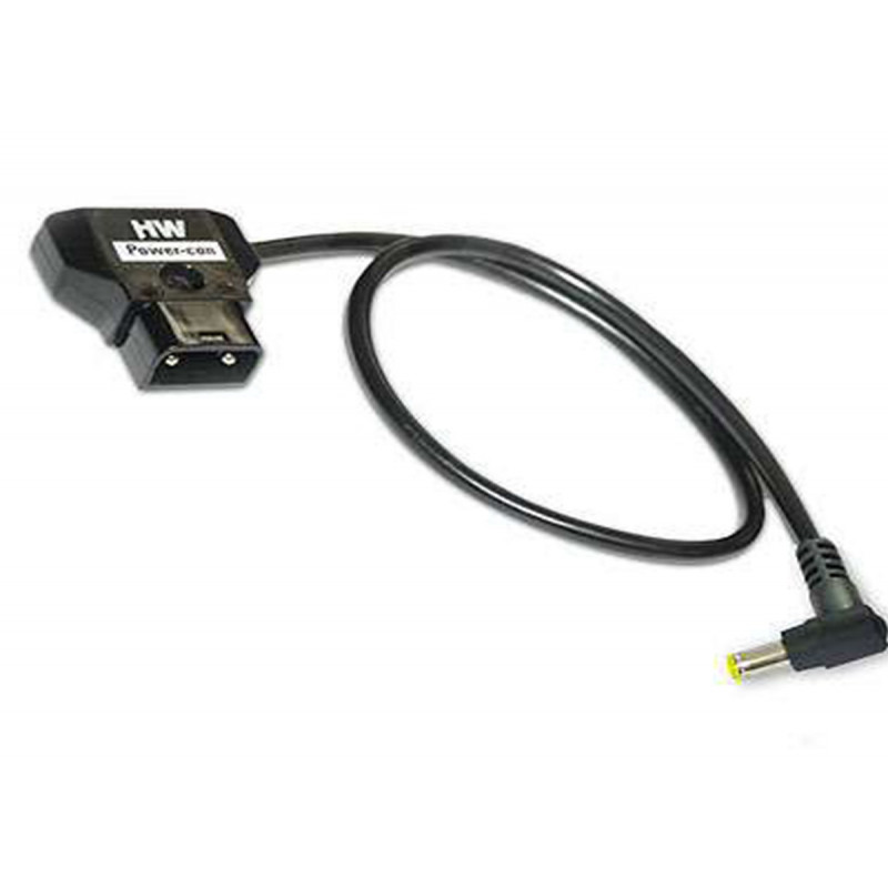 Hawk-Woods - Power-Con 2-pin (mâle) - DC 0.7mm pour Blackmagic 15cm