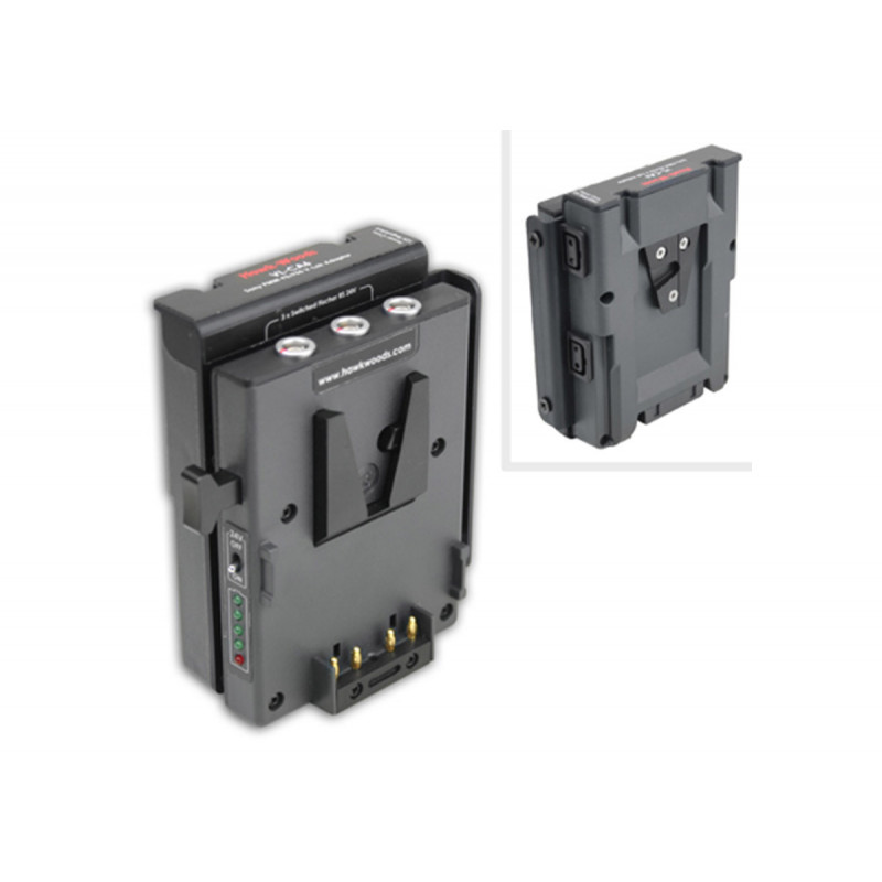 Hawk-Woods - Adaptateur pour Sony F55 - Double tension 14V & 24V