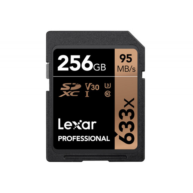 Lexar SDXC 256GB 633x Professional UHS-I (U3) Class 10