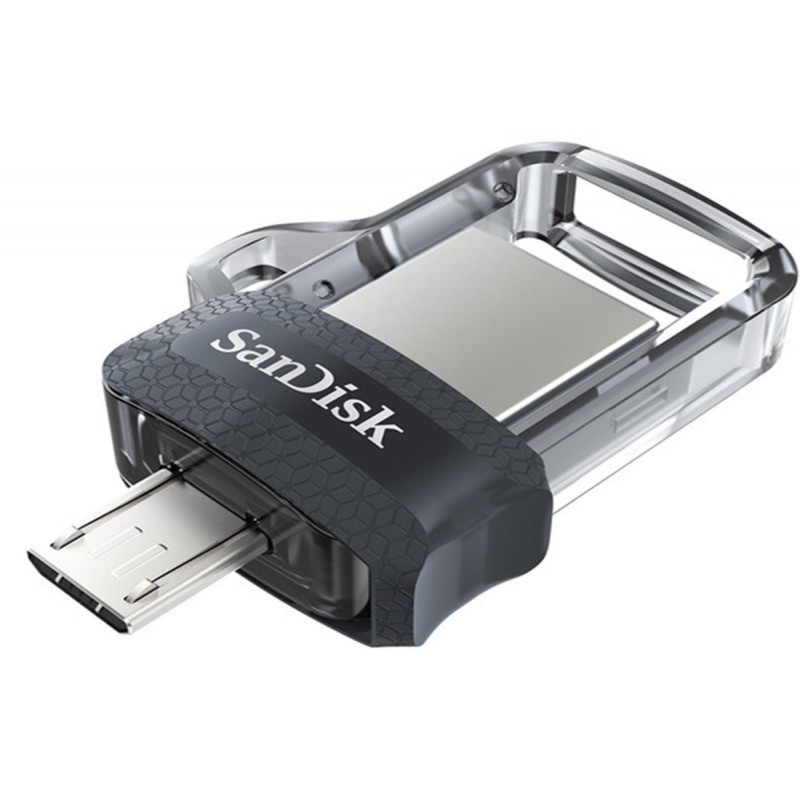 SanDisk Clé USB/Micro-USB 3.0 Ultra Dual Drive m3.0 64Go OTG 150MB/s