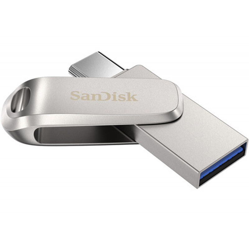 SanDisk Clé USB/Type-C 3.1 Gen1 Ultra Dual Drive Luxe 256Go 150MB/s A