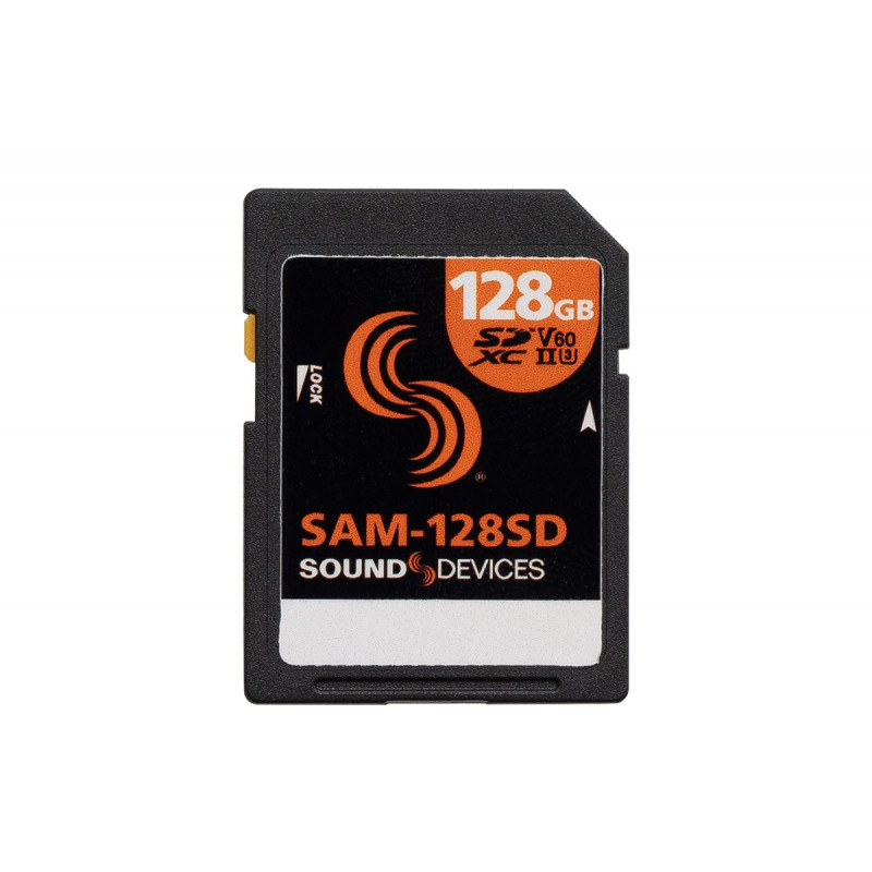 Sound Devices Carte SD 128Go pour enregistreur Sound Devicess