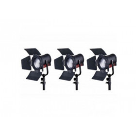 SWIT FL-C60D 3KIT Set of 3 x 60W LED Spotlight, 25000lux, V-Mount