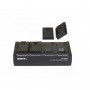 Swit LC-D421F kit Chargeur 4-CH avec plaques de style 4x Sony NP-F