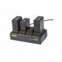 Swit LC-D421U Kit chargeur 4-CH DV avec plaques style 4x Sony BP-U