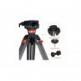 Coman DF25Q7Plus Trepied video en carbon  905-1710 mm jusqu'a 12Kg