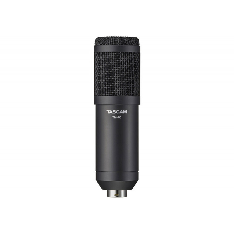 Tascam TM-70 Microphone dynamique pour podcast et reportage