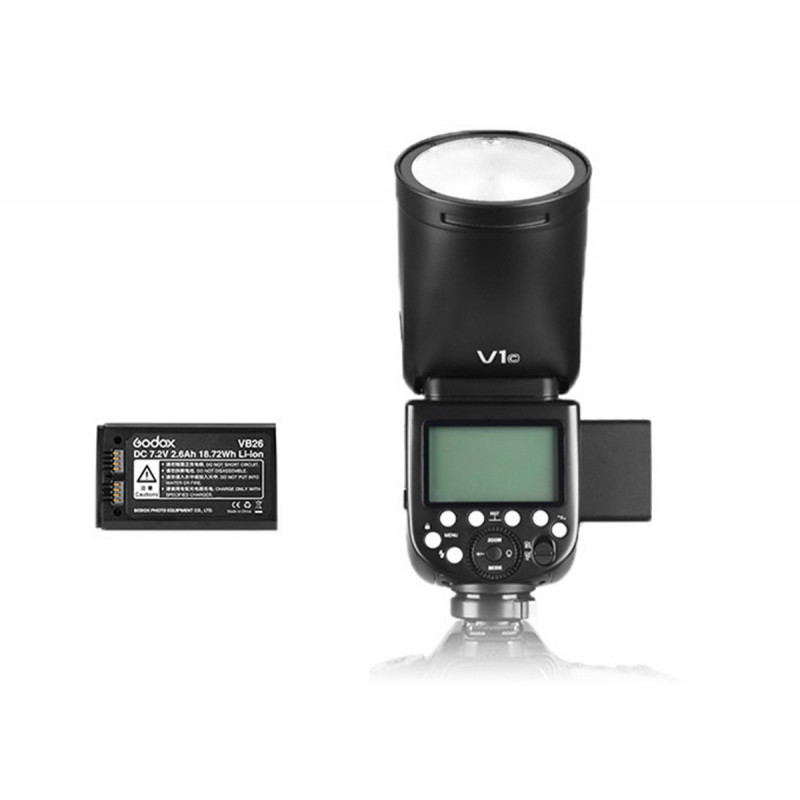 Godox V1C - Flash rond Speedlite V1 Canon avec batterie VB26 li-ion