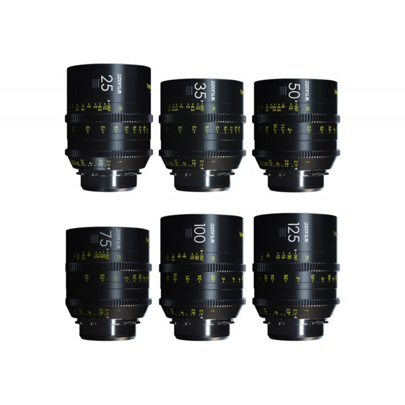 Dzofilm Vespid Prime Cine Lens Kit A (25,35,50,75,100,125 T2.1)