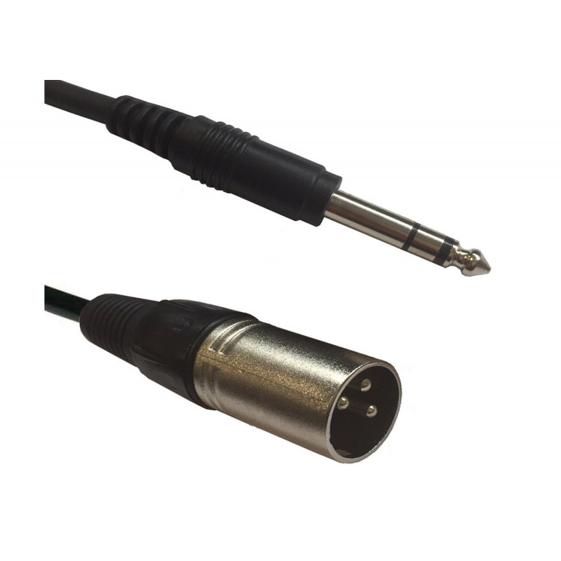 American DJ AC-XM-J6S/3 XLR male to 6,3 Jack Stereo