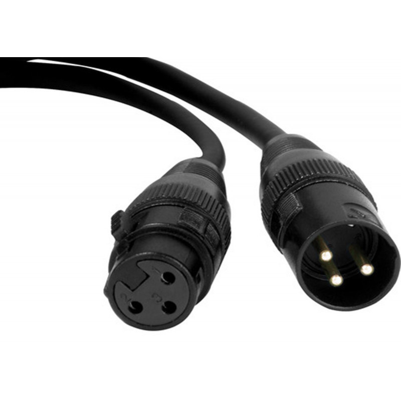 Accu-Cable Cordon audio professionnel XLR mâle/femelle de 3 mètres