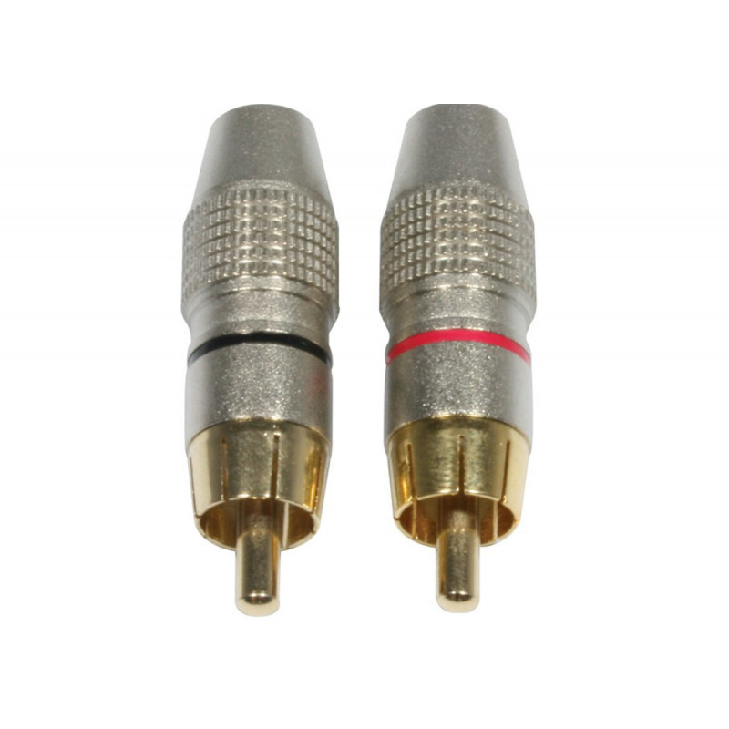 American DJ AC-C-RMG/SET RCA Cinch plug male gold