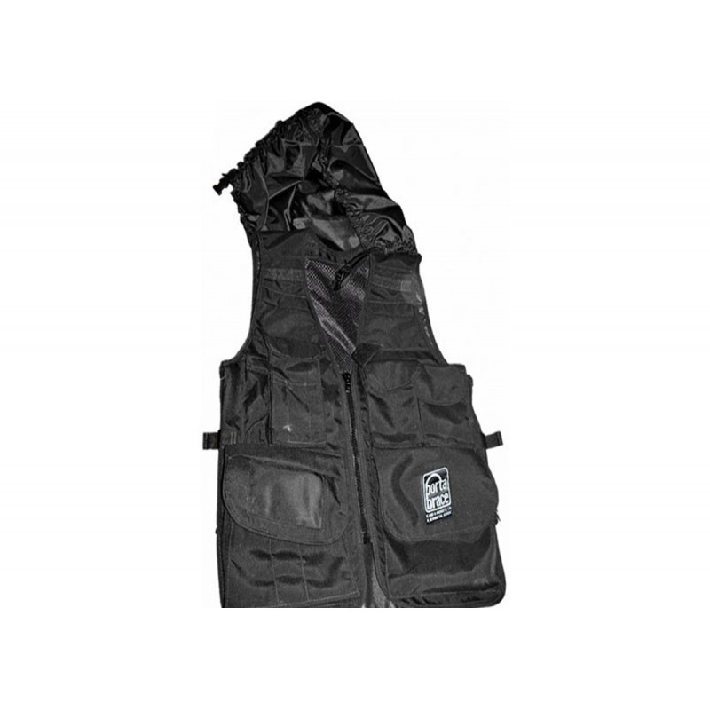 Porta Brace VV-MBLH Video Vest, Medium, Black