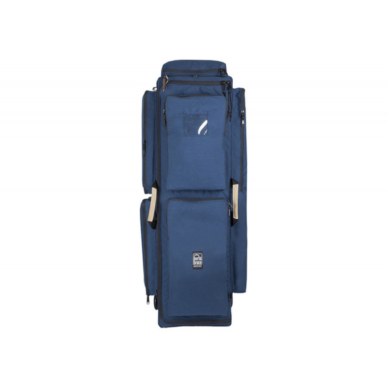 Porta Brace WPC-3OR Wheeled Production Case, Off-Road Wheels, Blue, L