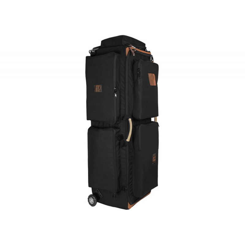 Porta Brace WPC-3ORB Wheeled Production Case, Off-Road Wheels, Black,