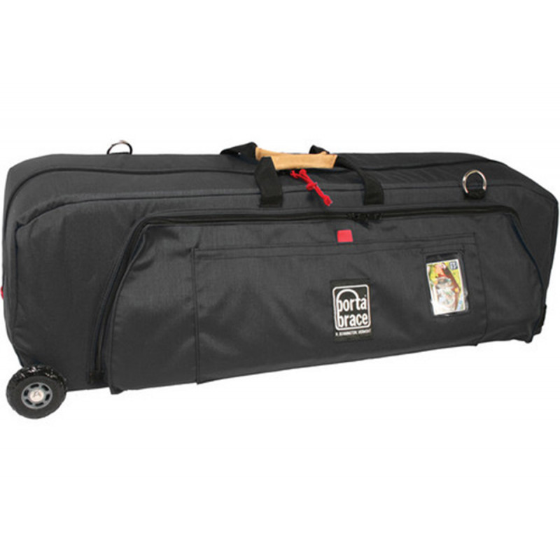 Porta Brace WRB-3ORB Wheeled Run Bag, Off-Road Wheels, Black