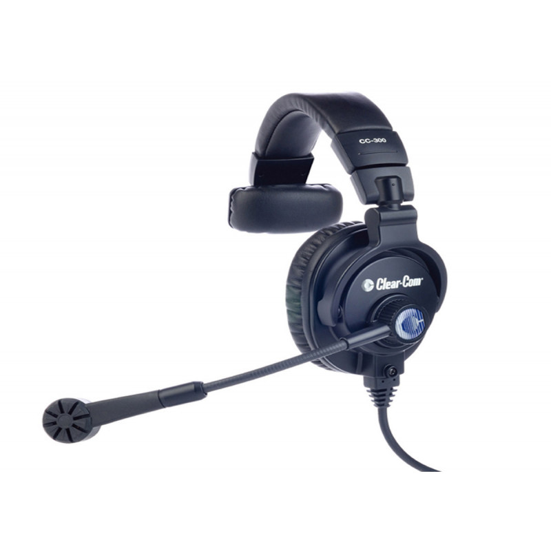 Clear-Com CC-300-X4 Micro-Casque Mono avec Câble XLR 4 Broches