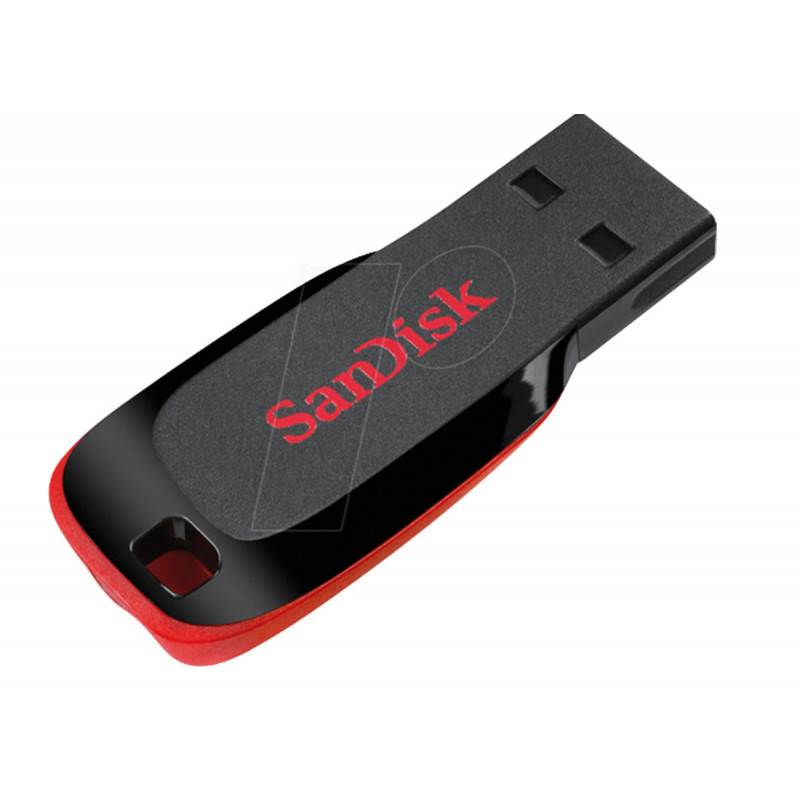 SanDisk Clé USB 2.0 Cruzer Blade 32Go Noir/Rouge