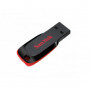 SanDisk Clé USB 2.0 Cruzer Blade 128Go Noir/Rouge