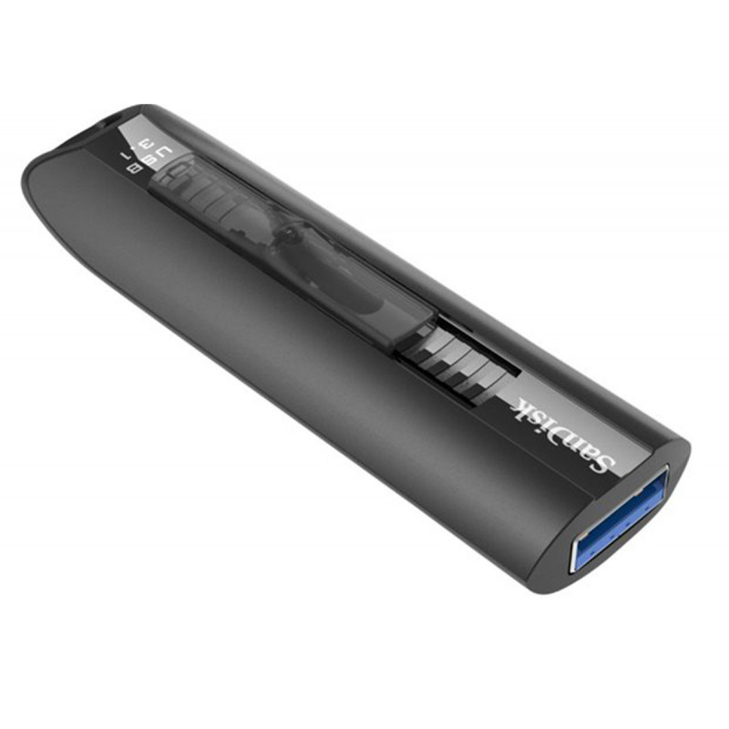 SanDisk Clé USB 3.0 Extreme Go 64Go 200MB/s Noir