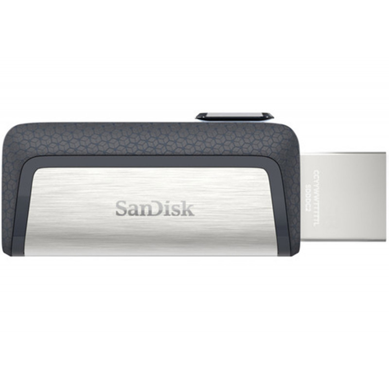 SanDisk Clé USB/Type C 3.1 Ultra Dual Drive 64Go 140MB/s Noir