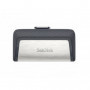 SanDisk Clé USB/Type C 3.1 Ultra Dual Drive 128Go 140MB/s Noir