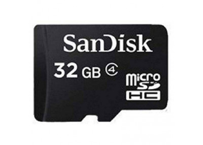 ***FV SanDisk Carte SDHC Standard Mob 32Go & adapt SD Cl.4