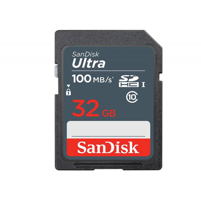 SanDisk Carte SDHC Ultra 32Go (Cl. 10/UHS-I/100MB/s)