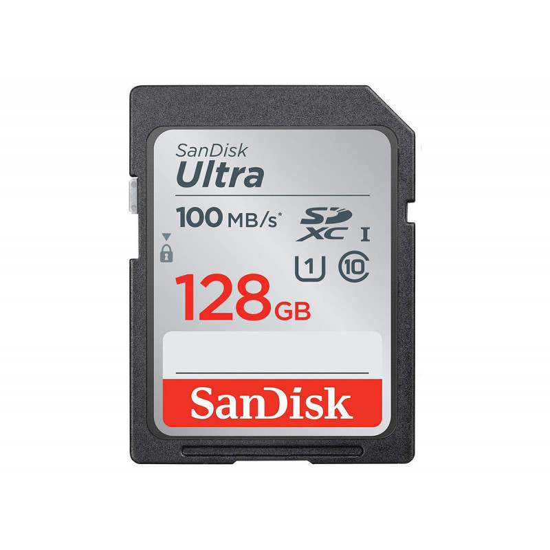 SanDisk Carte SDXC Ultra 128Go (Cl. 10/UHS-I/100MB/s)