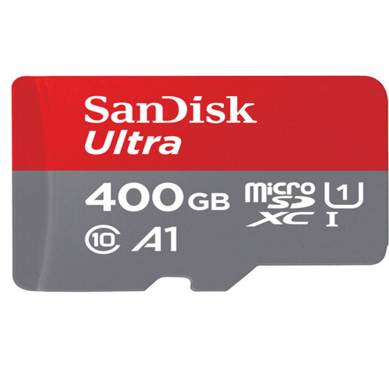 SanDisk Carte MicroSDXC Ultra 400Go (A1/UHS-I/Cl.10/120MB/s)Ad Mobile