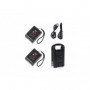 CAME-TV 2pcs 99W mini lightweight battery + 2 D-tap 1USB 5V + Charger