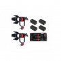 CAME-TV Boltzen Daylight Q-55W MKII 2 Pc + 4 Batteries Travel Kits