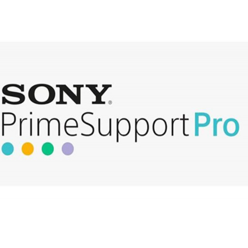 Sony Extension PrimeSupportPro sans papier d'un an.  HXR-MC2500E