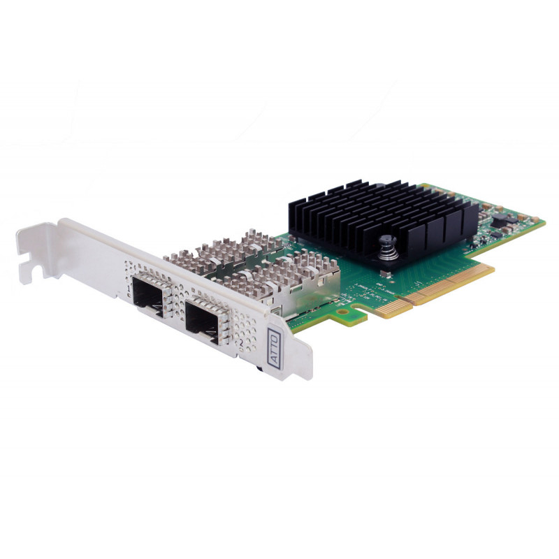 ATTO FastFrame Dual Channel 25GbE x8 PCIe 3.0